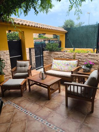 Conjunto Muebles Jardín Madera Acacia