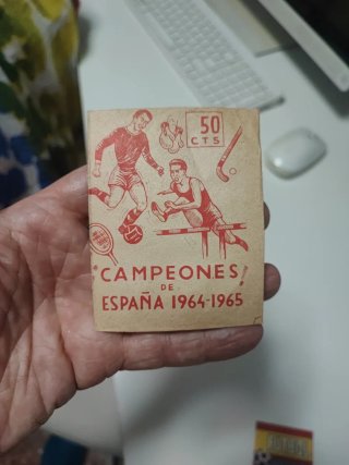 Sobres cromos  vacíos antiguos fútbol 1964-65 y 73
