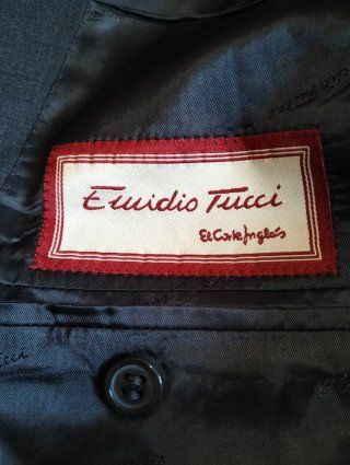 Traje de chaqueta gris hombre