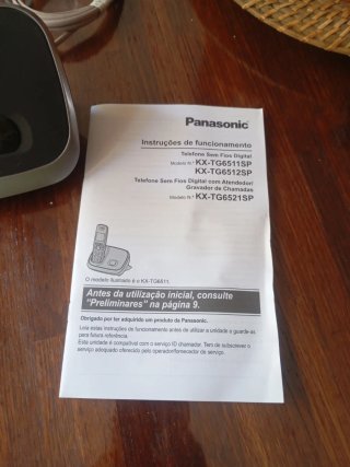 Teléfono Inalámbrico Panasonic Negro/Gris