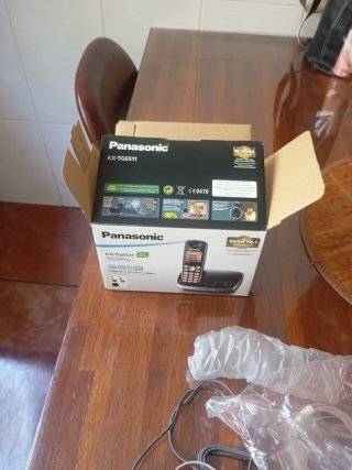 Teléfono Inalámbrico Panasonic Negro/Gris