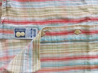 Camisa de rayas de manga corta