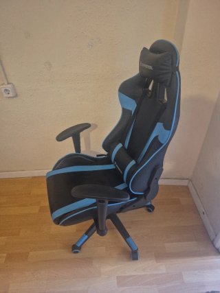 Silla Gaming Oversteel Negra y Azul