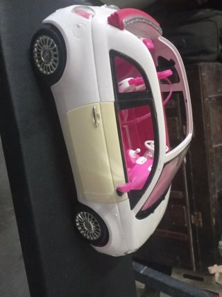 Coche de Barbie Blanco y Rosa