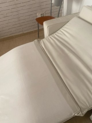 Sofá Cama Blanco Tela