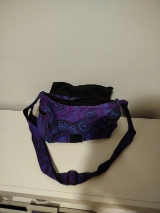 Bolso bandolera hippie estampado