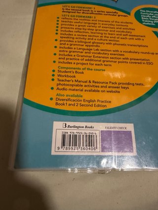 Libro de inglés Burlington Lets Go Forward 2