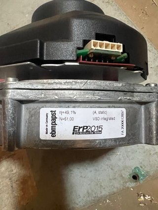 Ventilatore per caldaia ebmpapst RG148 S101726 Nuovo