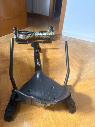 Asiento Hoverboard Kart Negro