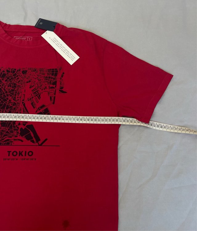 Camiseta FORECAST roja talla L