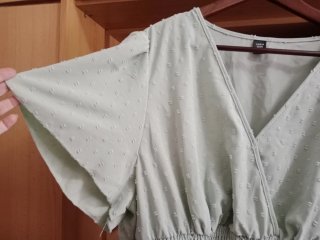 Vestido de verano verde 4XL (Talla 50 o 52 España)
