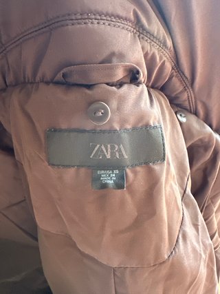Chaqueta Zara Marrón Talla XS
