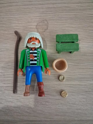 Playmobil Mendigo con moneda