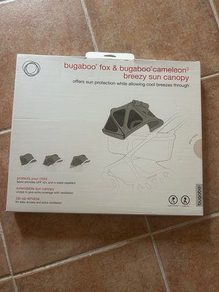 Bugaboo Fox/Cameleon³ Capota Breezy Sun Canopy Gri