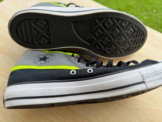 Converse Talla 45 Negras y Grises