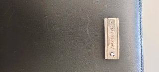 Portadocumentos auténtico Montblanc Piel Negra