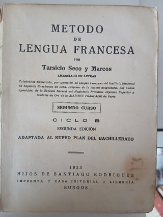 2 libros.Método Kucera Francés 1er Libro Bruguera