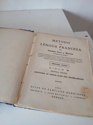 2 libros.Método Kucera Francés 1er Libro Bruguera