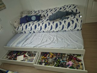 Cama nido Ikea SLÄKT blanca