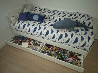 Cama nido Ikea SLÄKT blanca
