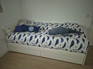 Cama nido Ikea SLÄKT blanca