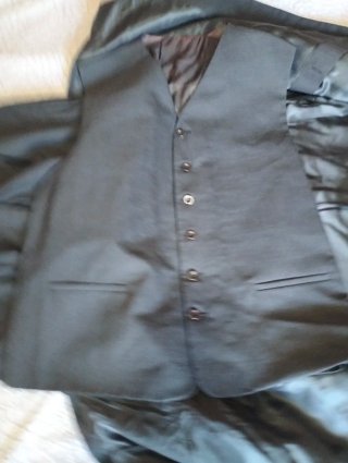 Traje de chaqueta gris hombre