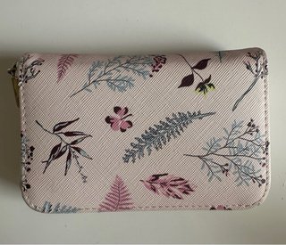 Cartera Parfois flores rosa y azul