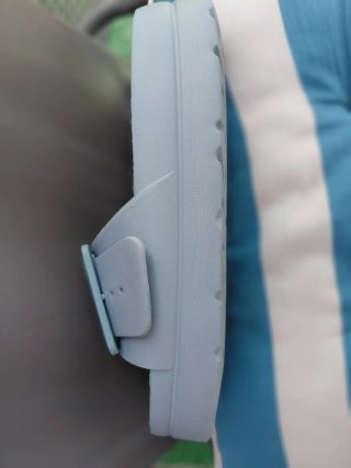 Chanclas plataforma verano azul claro