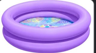 Piscina hinchable infantil morada
