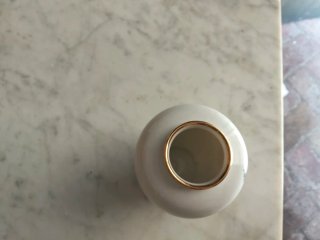 Vaso Potic Porcellana Vintage con Coperchio