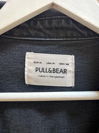 Chaqueta vaquera Pull&Bear negra