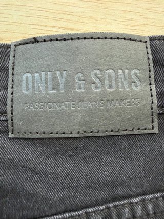 Only & Sons Pantalón Corto Negro Talla M