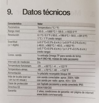 VENDO TERMÓMETRO LABORATORIO DIGITAL TESTO MOD.925