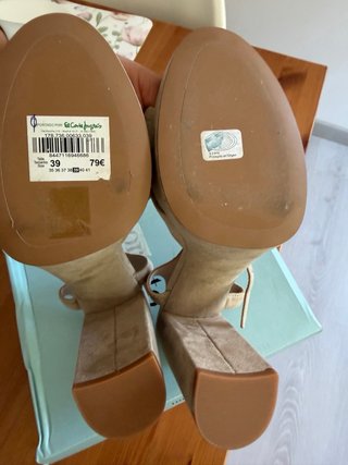 Zapatos de tacón Tintoretto beige talla 39