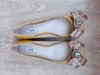 Bailarinas Miu Miu Amarillas Talla 36