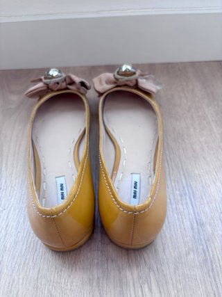 Bailarinas Miu Miu Amarillas Talla 36