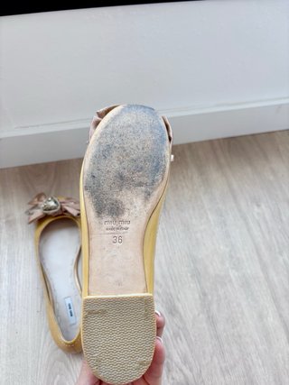 Bailarinas Miu Miu Amarillas Talla 36