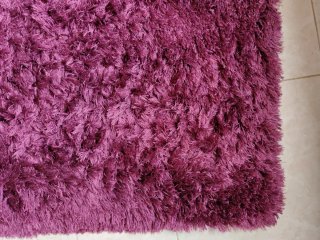 Alfombras de dormitorio berenjena