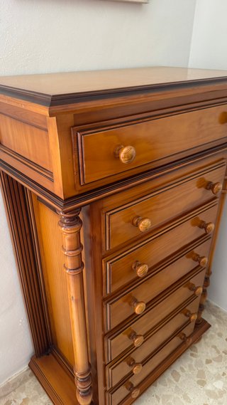 Dormitorio individual madera maciza