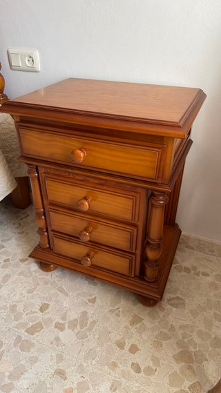 Dormitorio individual madera maciza