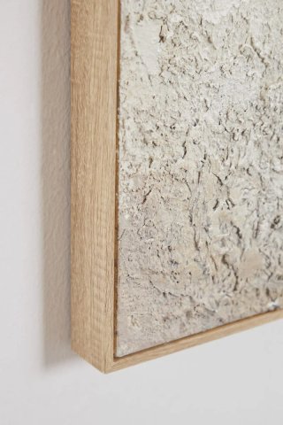 Cuadro Bestue 100x120 cm Textura Beige/Gris