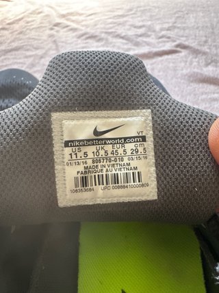 Zapatillas Nike Negras y Grises