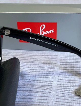 Gafas de Sol Ray-Ban Wayfarer Negras Verdes