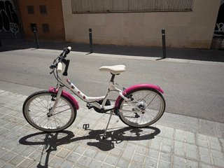 Bicicleta infantil niña