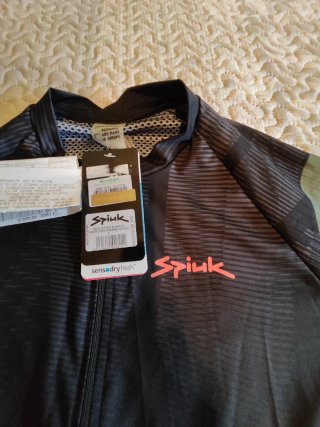Maillot Spiuk Ciclismo Manga Corta Negro Talla L