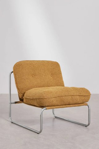Sillón Matilda Sklum Bouclé Amarillo Miel