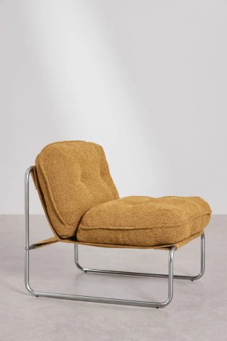 Sillón Matilda Sklum Bouclé Amarillo Miel