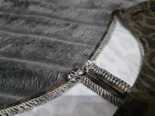 Vestido corto sin manga de leopardo