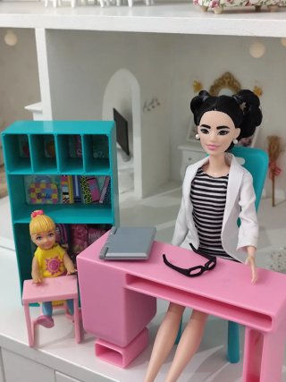 Lote Barbie e Chelsea Scuola