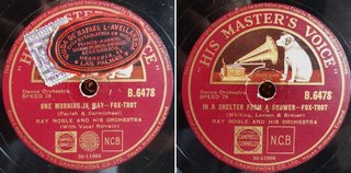 9 Dischi Melodiosi in Gesso 78rpm 10 Jazz